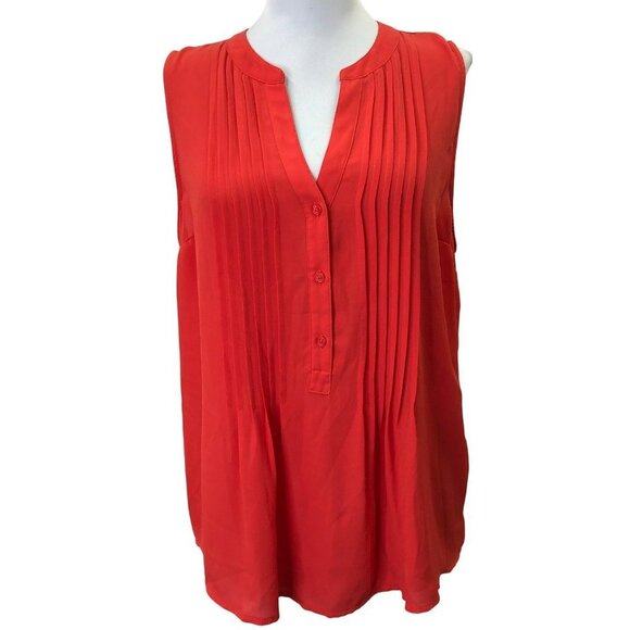 41‎ HAWTHORN CHIFFON SPLIT NECK BLOUSE MD - Picture 1 of 4